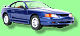 kfzversicherung-info für ein blaues Auto (KFZ)